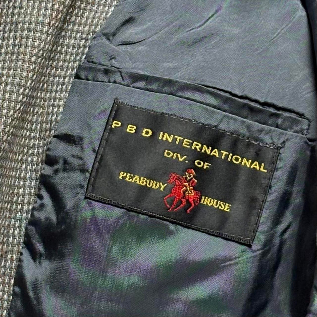 Vintage Wool Blend Grey Blazer - PBD International Div. of Peabody House