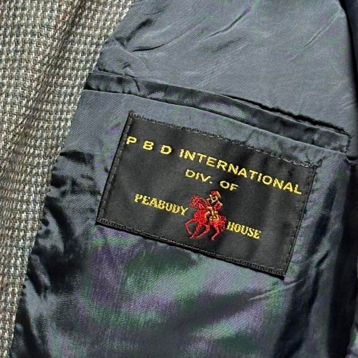 Vintage Wool Blend Grey Blazer - PBD International Div. of Peabody House