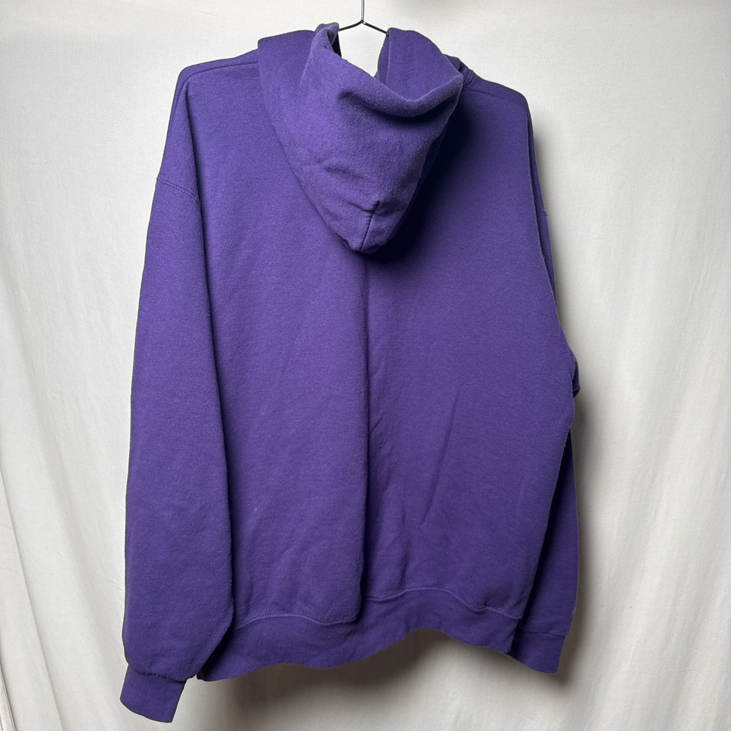 New York Purple Hoodie Pullover Sweatshirt Unisex Adult Size XL