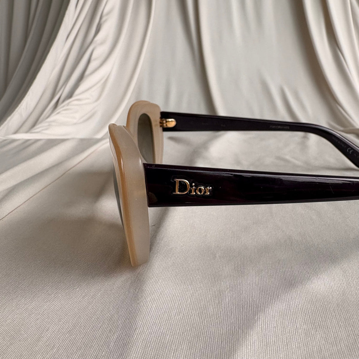 Christian Dior Promesse 3 Sunglasses - Nude, Purple Arms