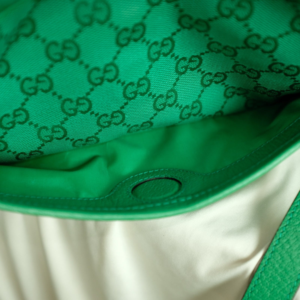 Gucci GG Crystal Mini Crossbody - Green Canvas