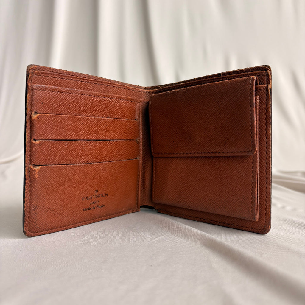 Vintage Louis Vuitton Bifold Monogram Canvas Wallet