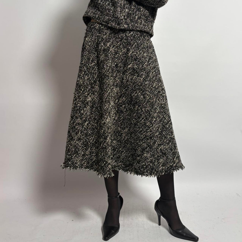 Jason wu textured tweed skirt