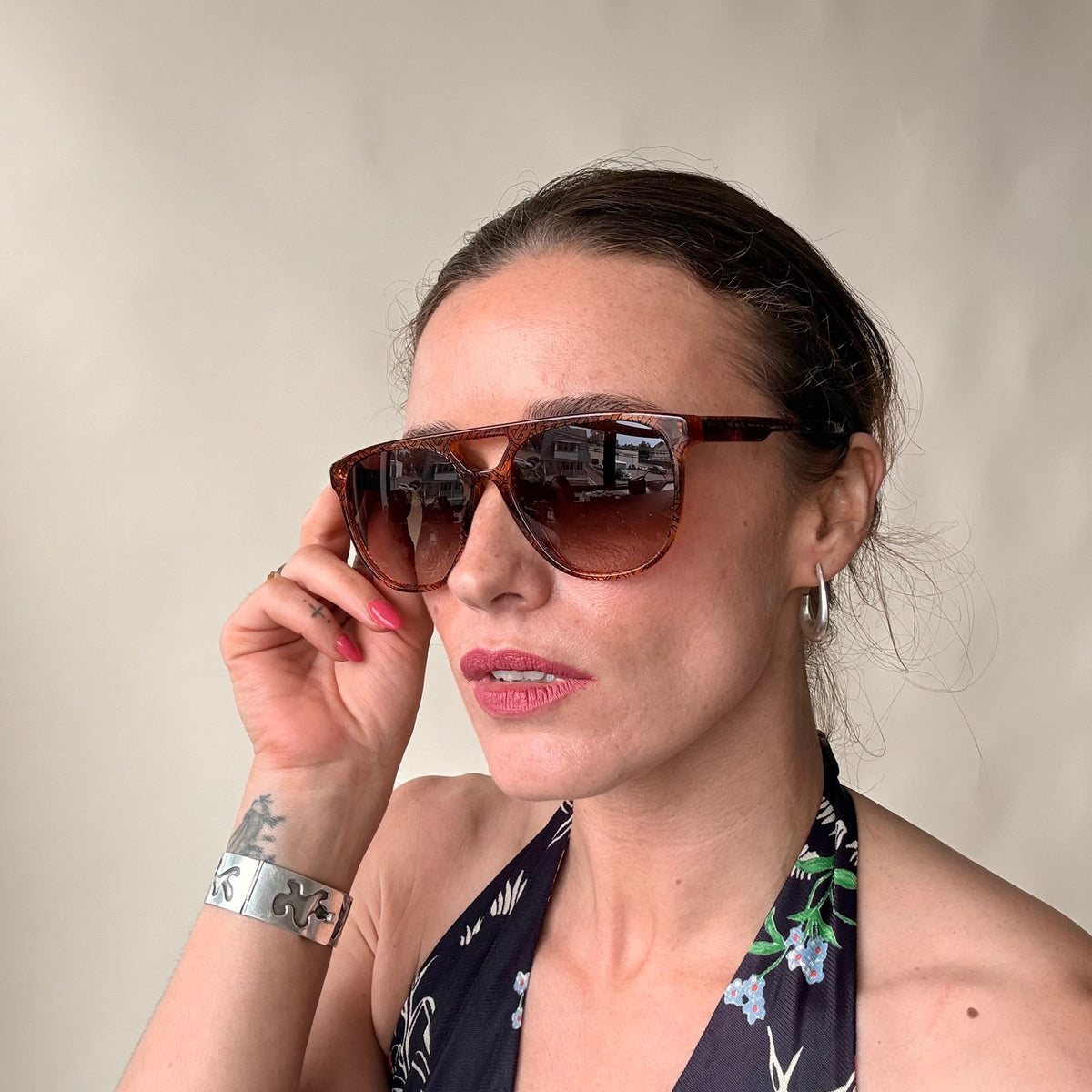 Burberry Square Sunglasses - Havana/Brown Gradient