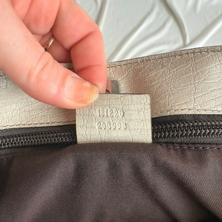 Gucci GG Supreme Joy Vertical Tote - Neutral Canvas, Light Leather Trim