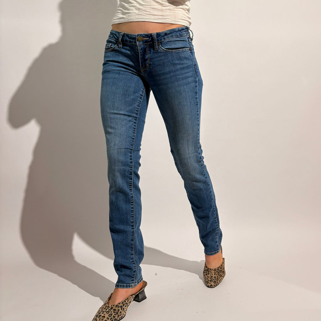 Bullhead Black Dark Wash Bootcut Jeans - Size 3