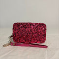 Rampage Pink Sequin Phone Clutch - 5.25"x3"x1