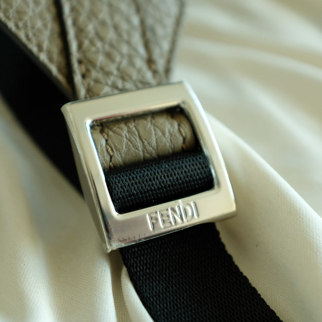 Fendi Fendiness Zaino Backpack - Suede, Leather, Nylon, FF Zucca Embossed