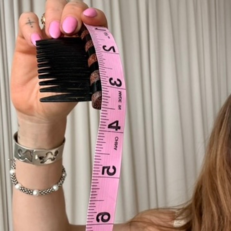Brown & Black Hair Comb - Vintage, Classic, 4"