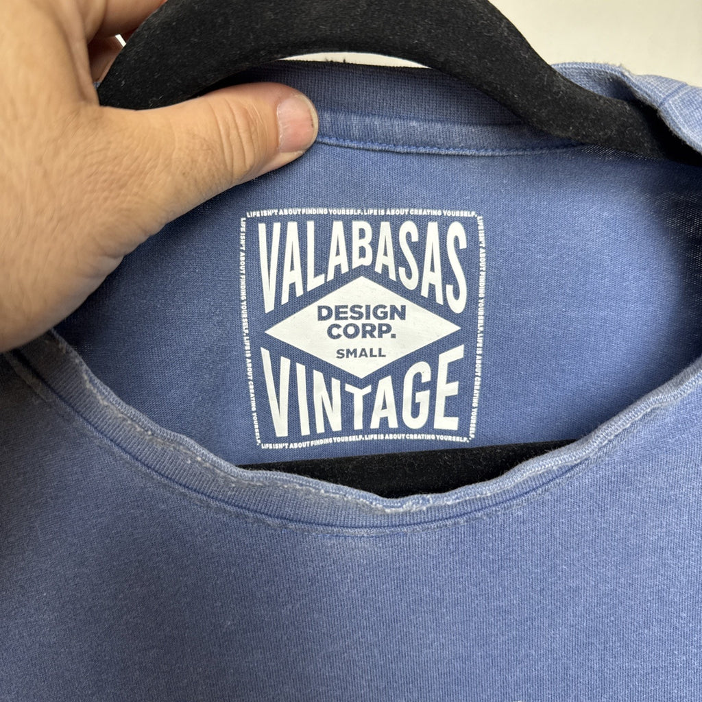 VALABASAS “SPEED DEMON” VINTAGE DARK BLUE TEE Men’s Small