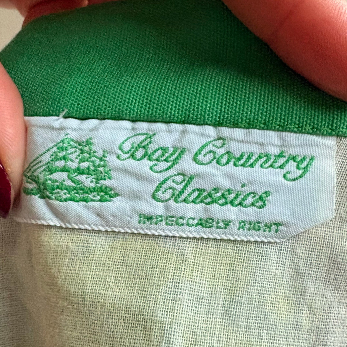 Bay Country Classics Green & Navy Patchwork Wrap Skirt - Reversible, One Size