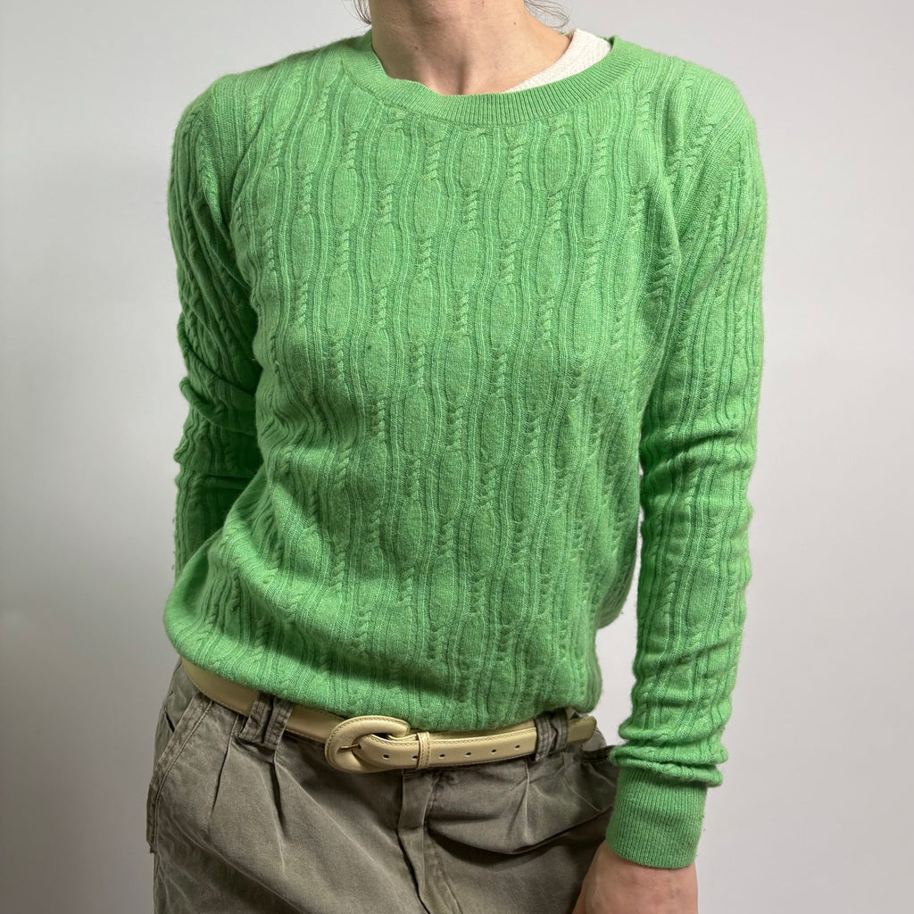 Banana Republic Filicci Lime Green Sweater - Size Medium