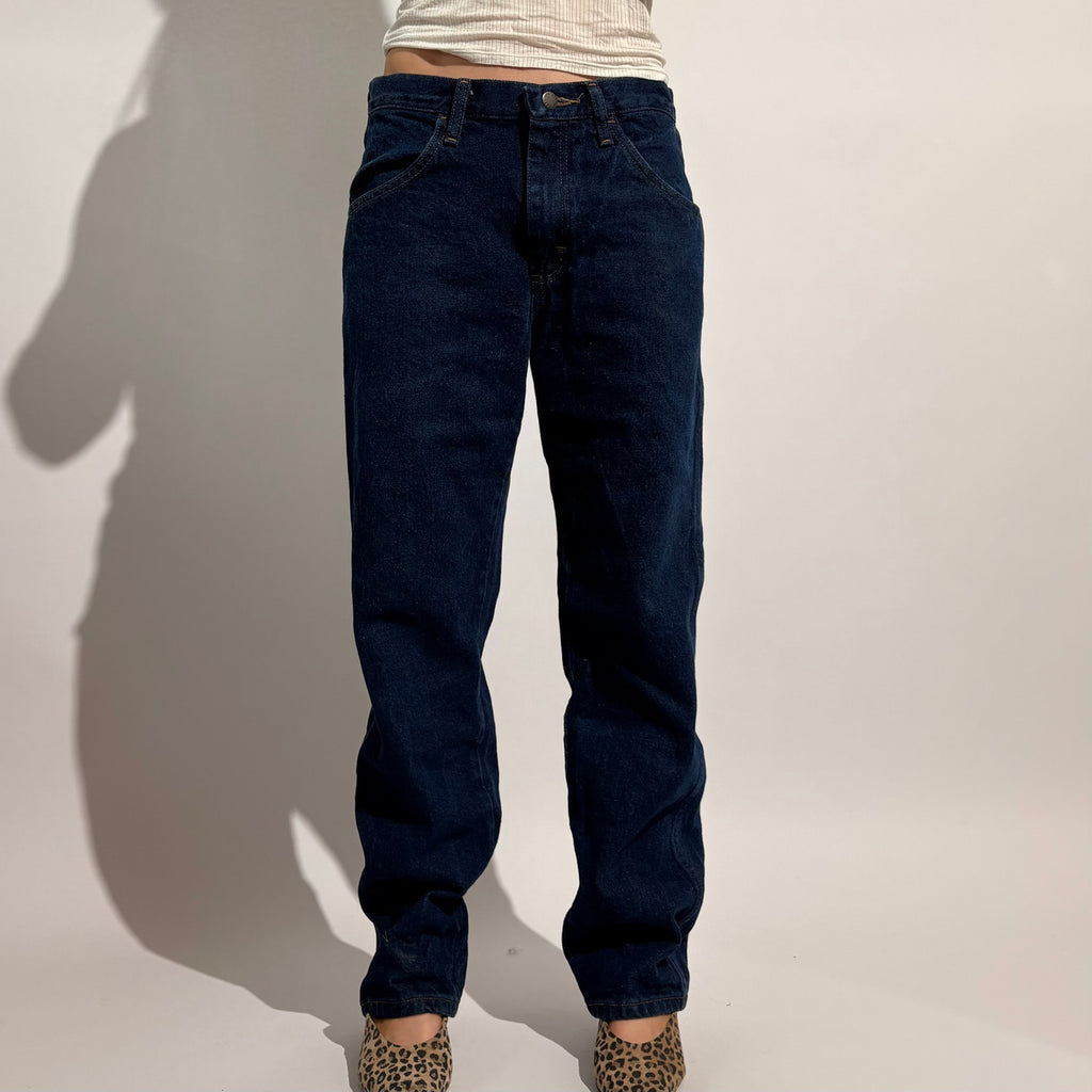 Rustler Dark Wash Straight Leg Jeans - 30x30