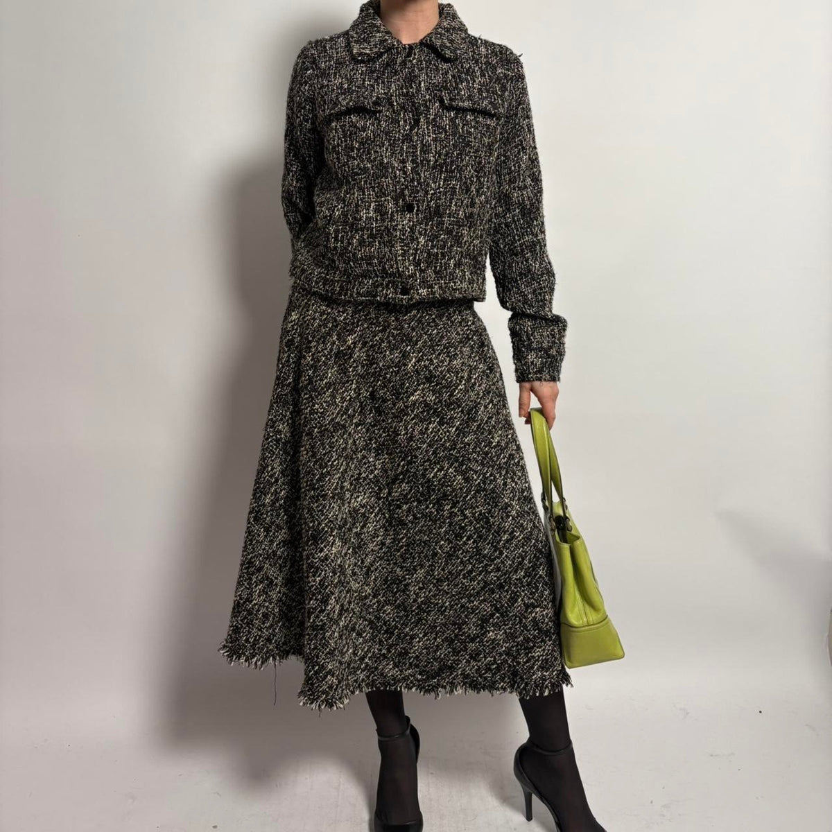 Jason wu textured tweed skirt