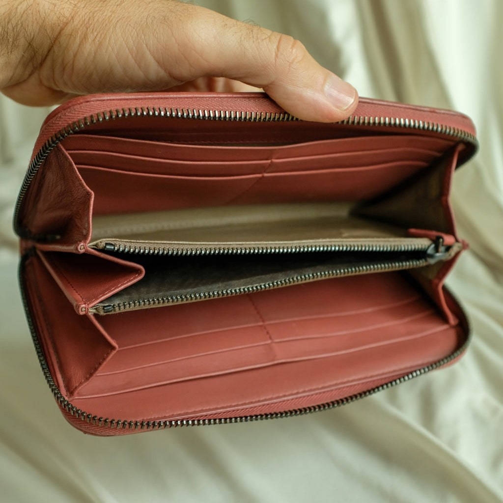 Bottega Veneta Intrecciato Zip Wallet - Multicolor, Nappa Leather, Snakeskin