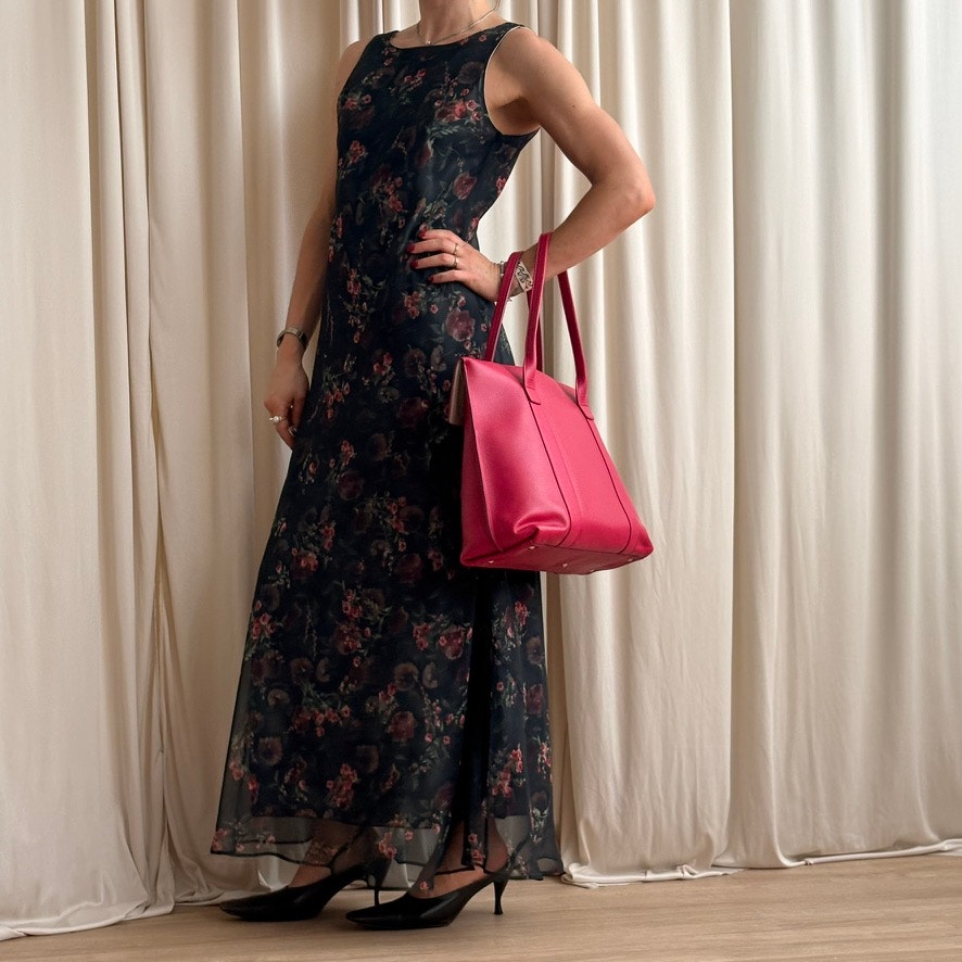 Alyn Page Black Floral Maxi - NWT, Made in USA, Size 11/12 (Fits L)