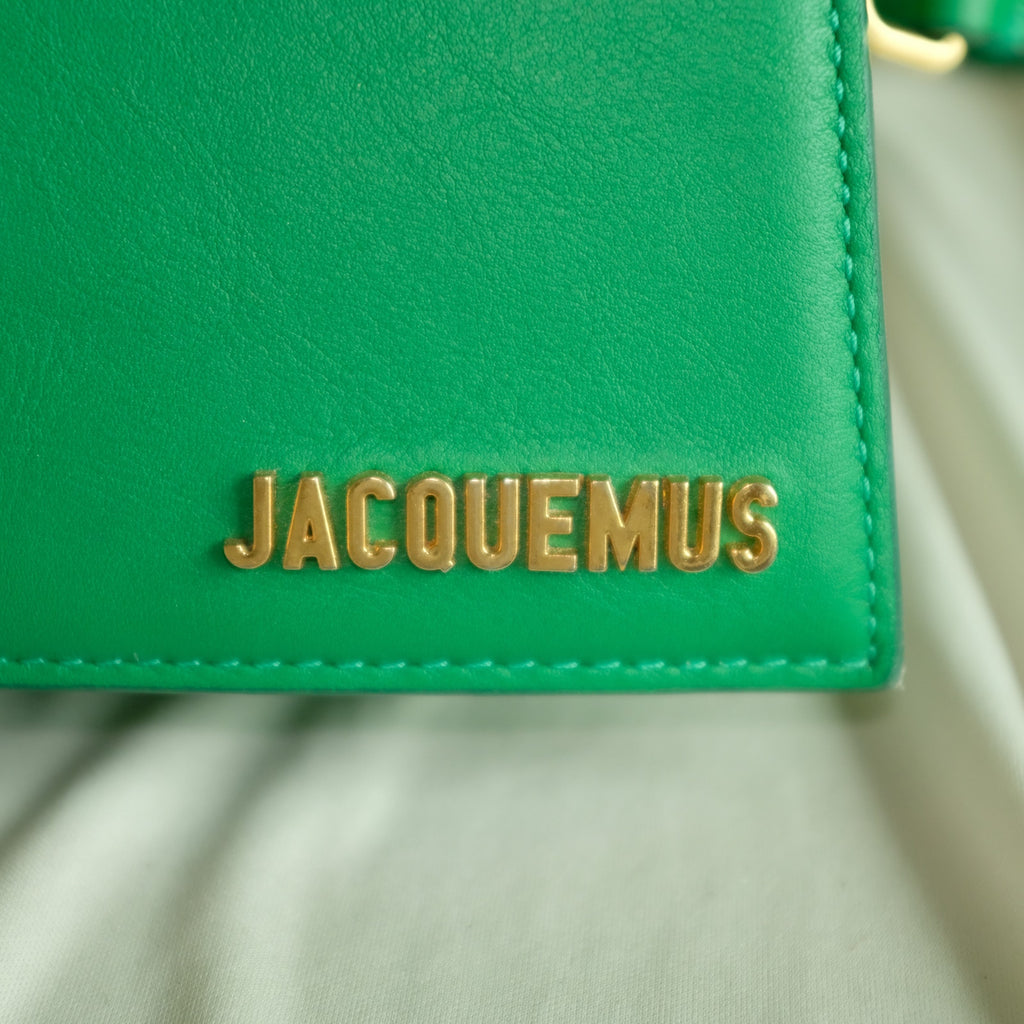 Jacquemus Le Chiquito  - Green Calfskin Leather, Gold Hardware