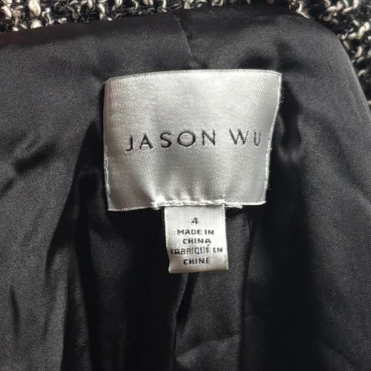 Jason wu textured tweed blazer