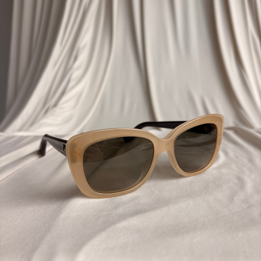 Christian Dior Promesse 3 Sunglasses - Nude, Purple Arms