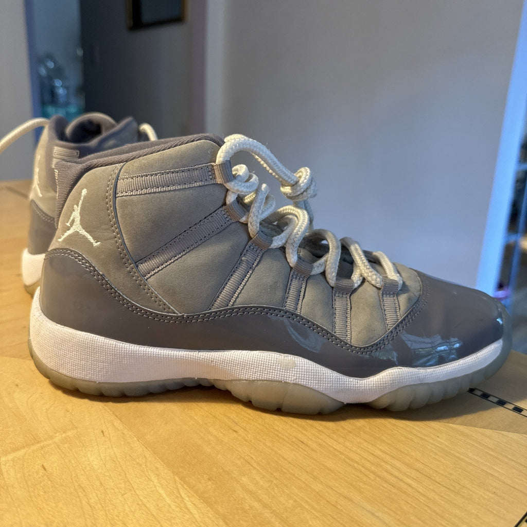 Size 7Y- GS Nike Air Jordan 11 Cool Grey 378038-005 RARE 2021 Women’s 8.5