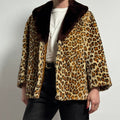 Vintage 50s leopard faux fur