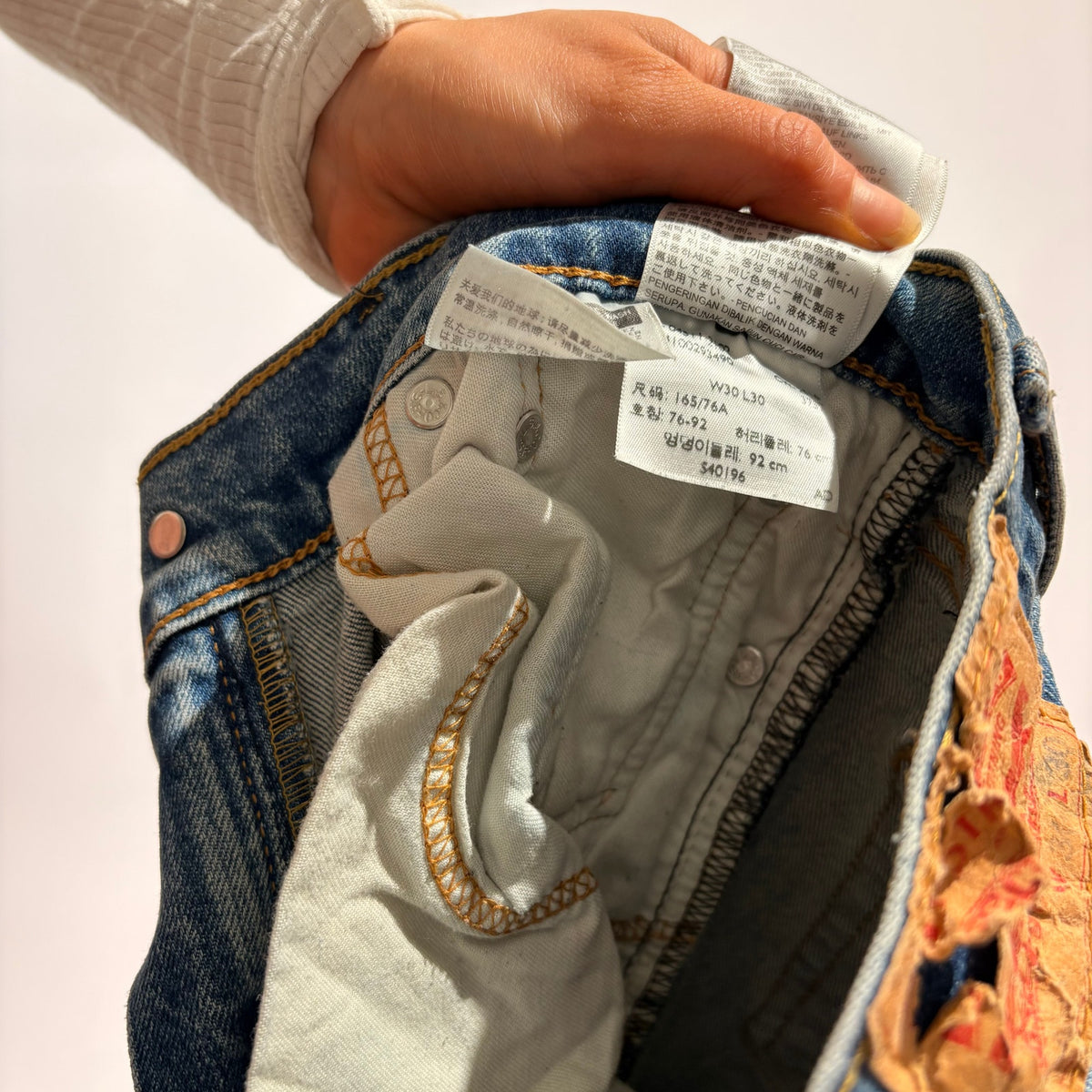 Vintage Levi's 501 Straight Leg Jeans - 30/30
