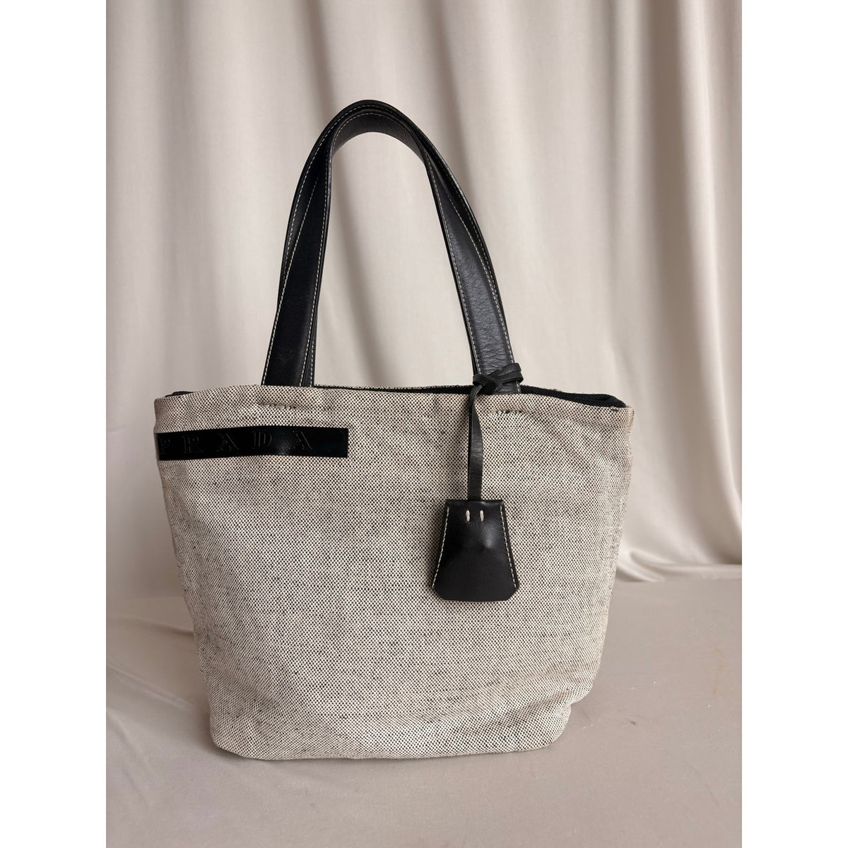 Vintage Prada Sport Grey Canapa Canvas Sport Tote