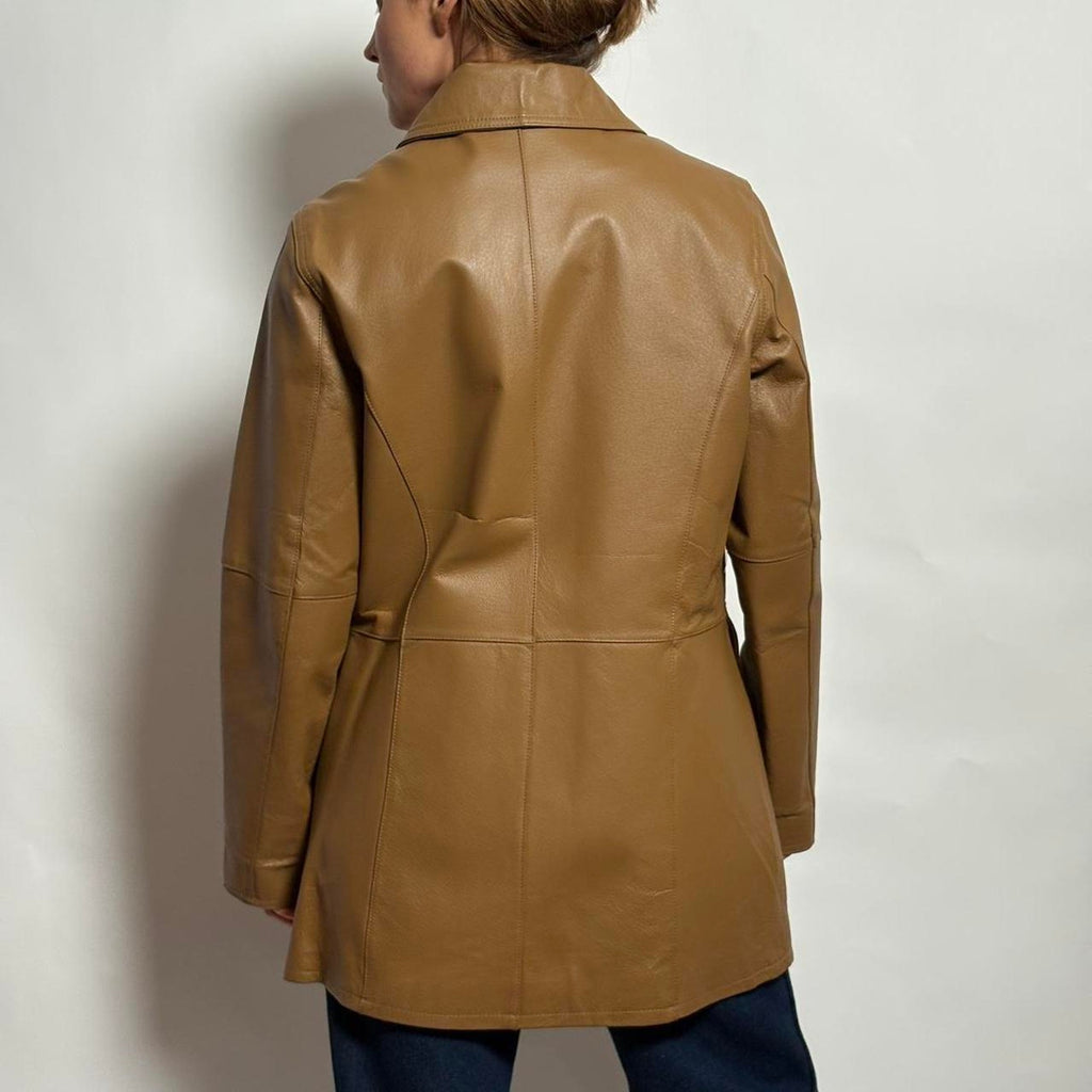 Vintage Centigrade Faux Leather Trench Coat