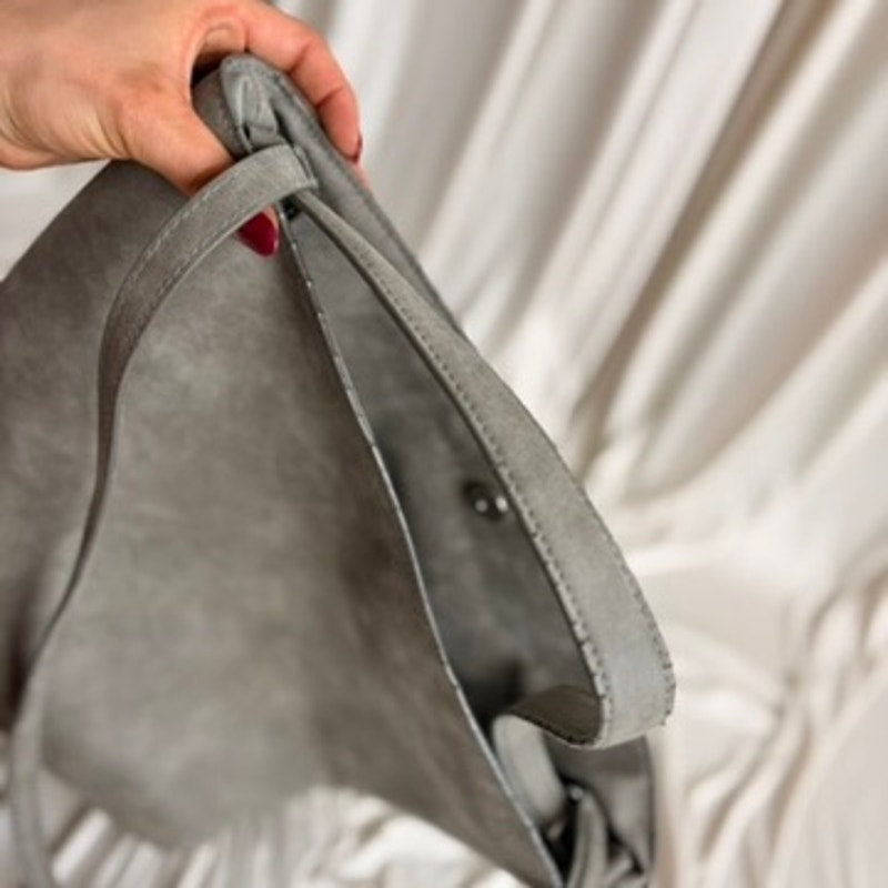 The Limited Grey Bucket Bag - Handle & Shoulder Strap, Vintage