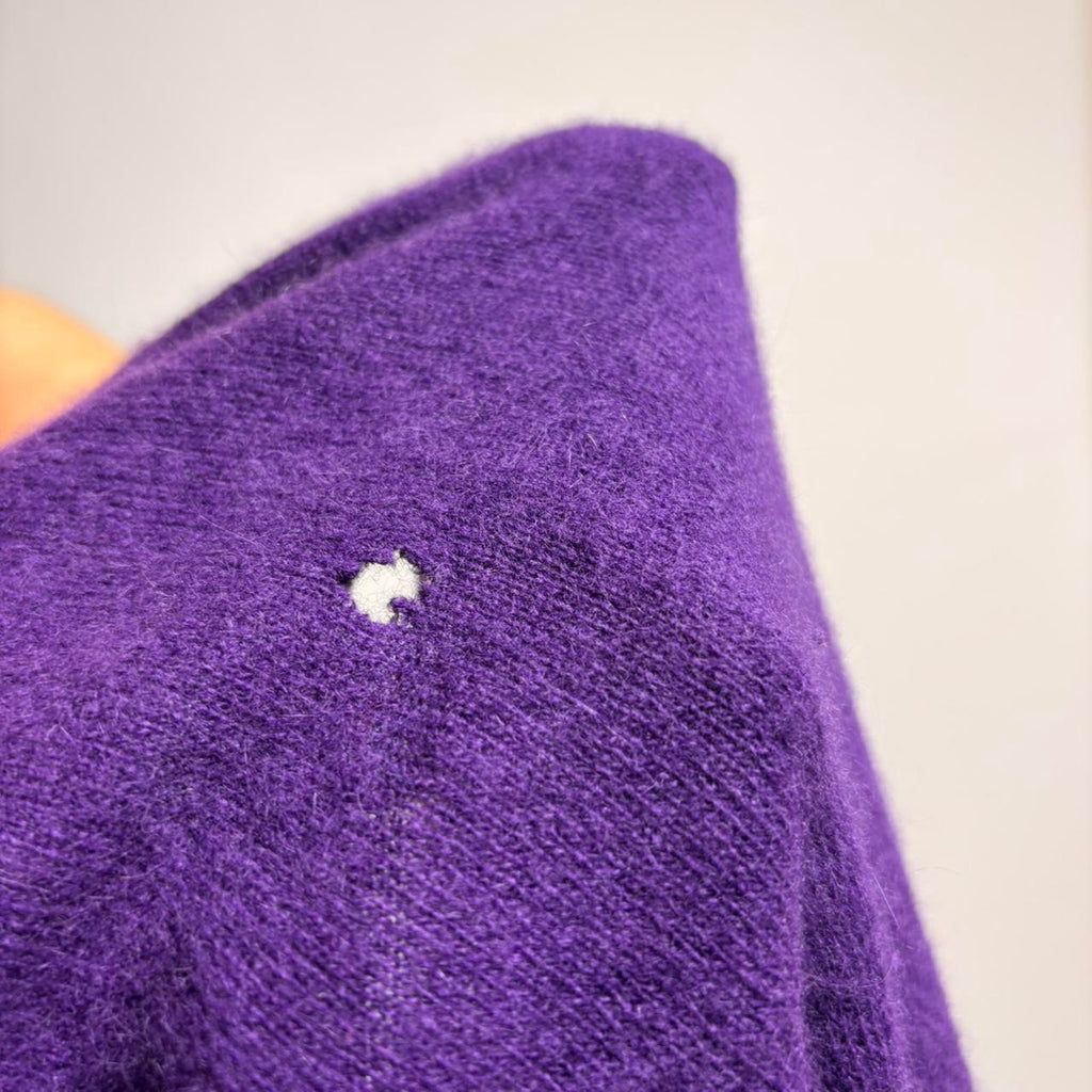 Vintage Purple Batwing Sweater - Fits Small
