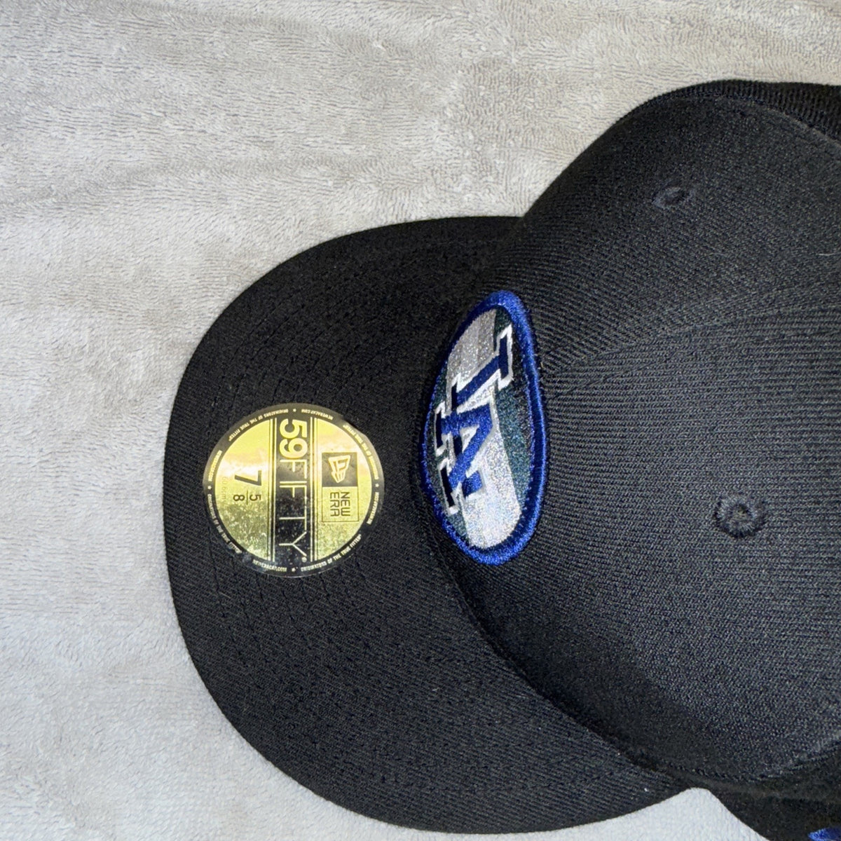 Los Angeles LA Dodgers 59fifty fitted Black Royal New Era