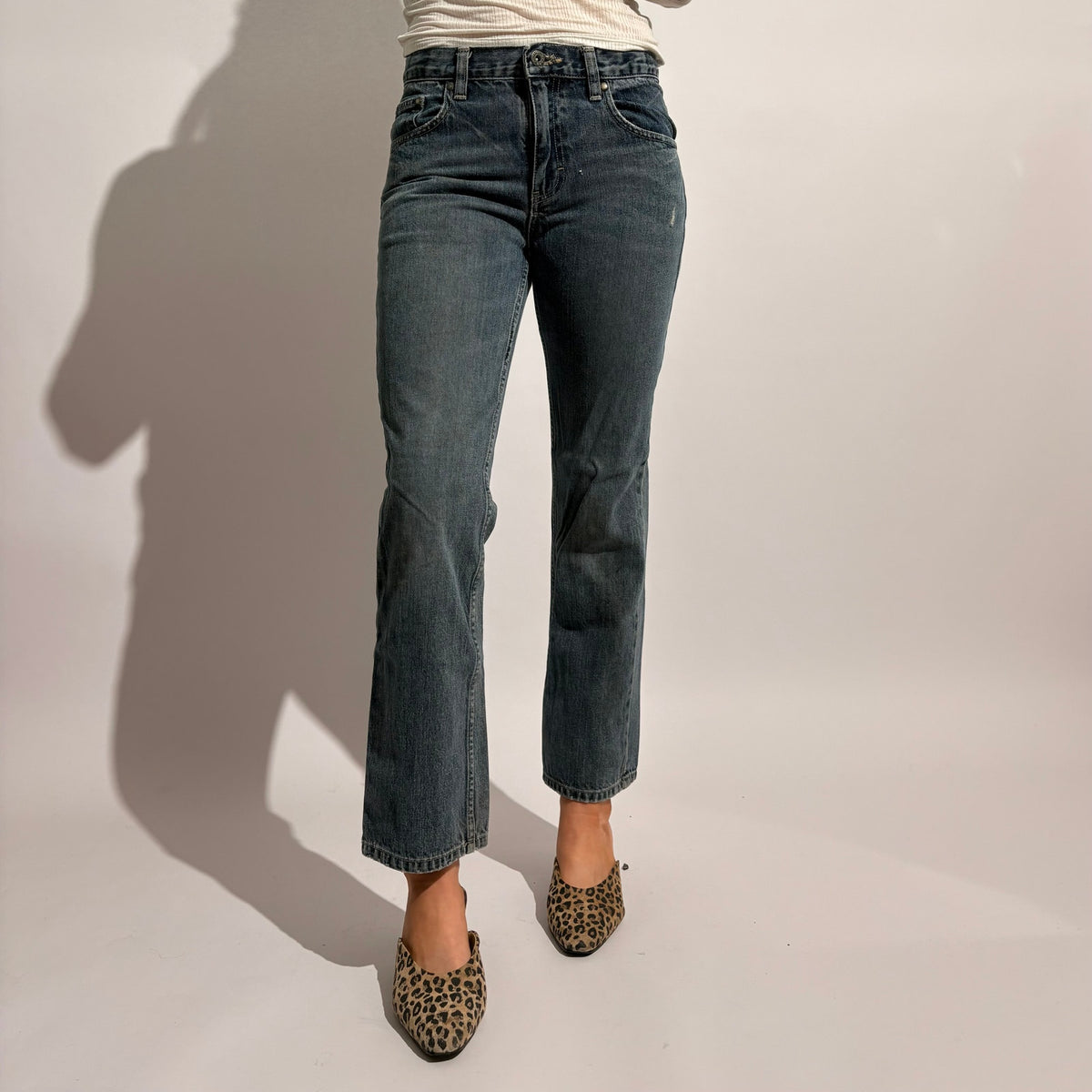 Urban Pipeline Cropped Denim Jeans - Size 4 Regular