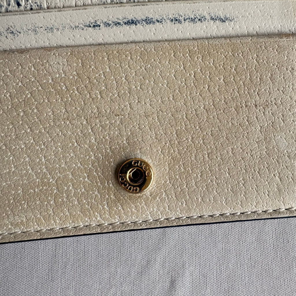 Gucci GG Marmont Berry Print Wallet - Cream, Gold Hardware- 2020