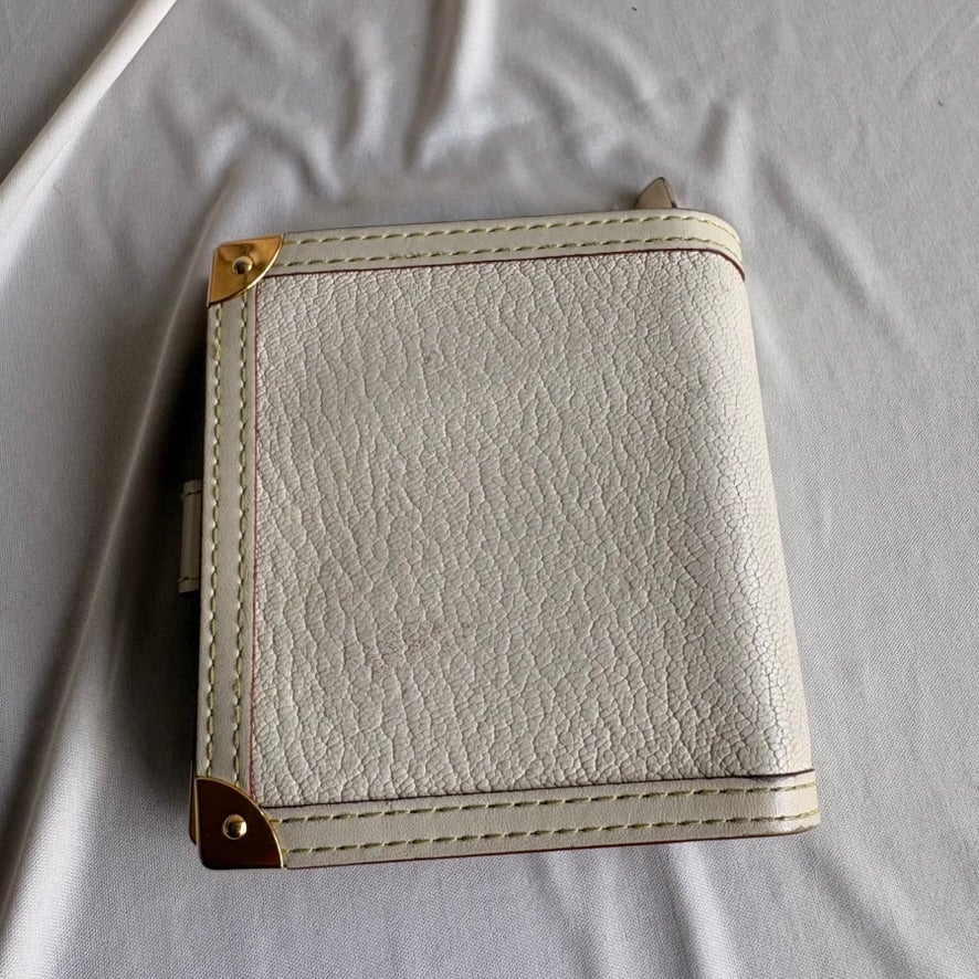 Louis Vuitton Suhali Leather Compact Zippy Wallet - Serial M12057