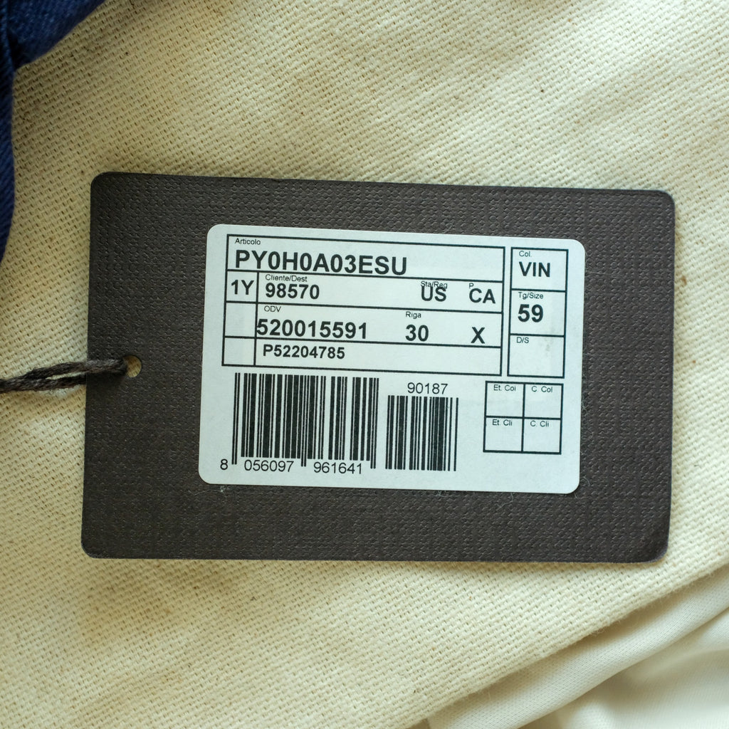 Valentino Garavani Logo Blue Baseball Cap - Blue Cotton Canvas