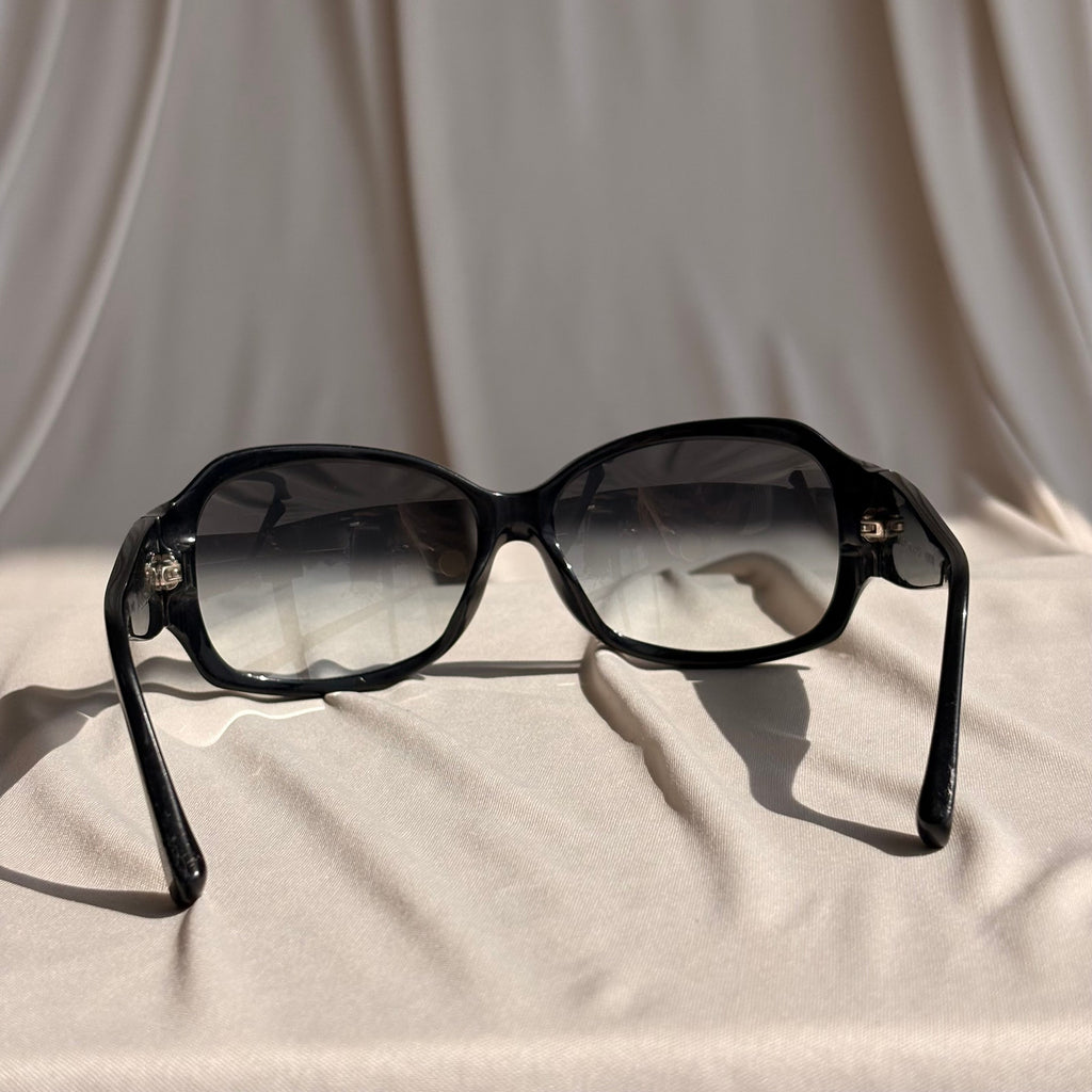 Louis Vuitton Ursula Strass Sunglasses - Black, Rhinestone Flower