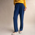 St. John Knits Royal Blue Pleated Knit Trousers - Classic Old Money Style, Size 4