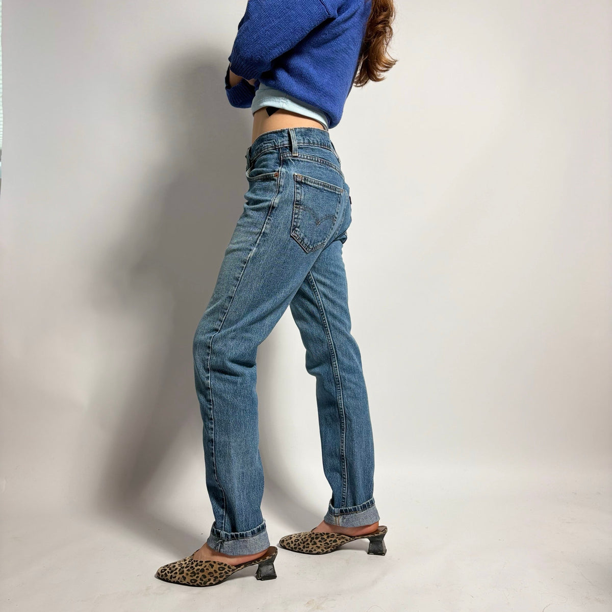 Levi's 502 Mid Wash Jeans - W29 L32