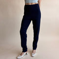 Jones & Co Navy Merino Wool Knit Pants - Size Small