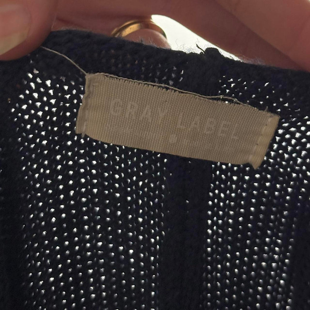 Grey Label Navy Blue Knit Jumpsuit - Size Small