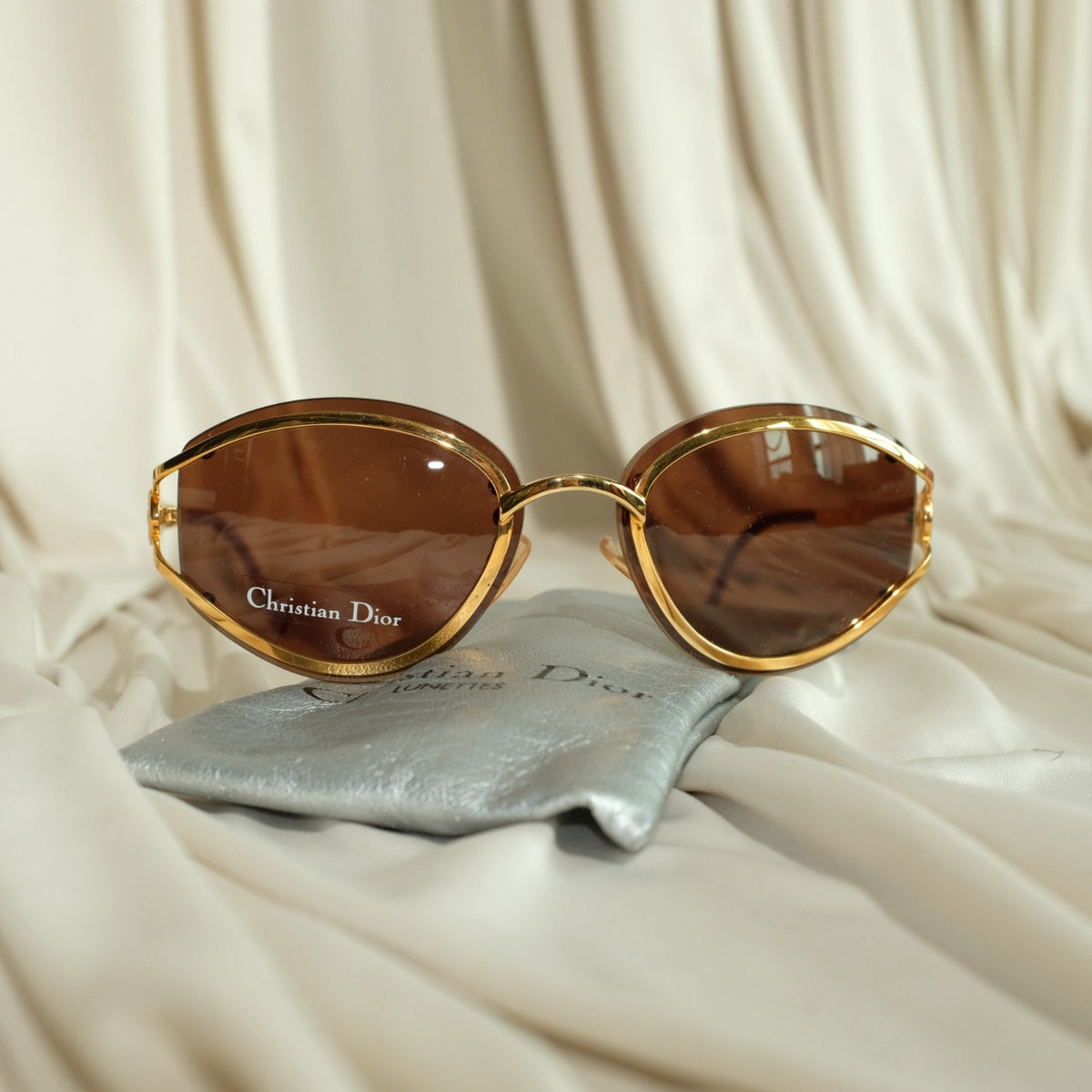 Vintage Christian Dior CD 2043 Copper Sunglasses - Austria, 1980s Deadstock