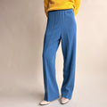 Jones Studio Dusty Blue Knit Wide Leg Pants - Soft Wool, Size Small