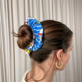 Nautical Teddy Bear Scrunchy - Vintage, Oversized, Boating Theme