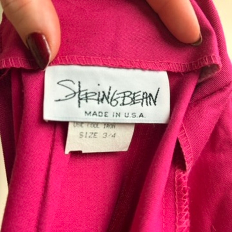 String Bean Fuchsia Pink Wrap Mini Skort - Made in USA, Size 3/4 (Fits 2)