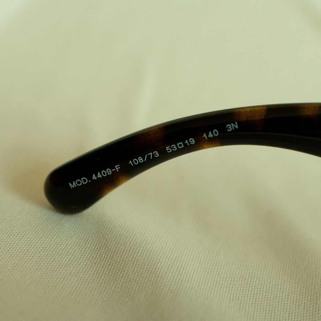 Versace Wayfarer Sunglasses - Dark Havana/Brown