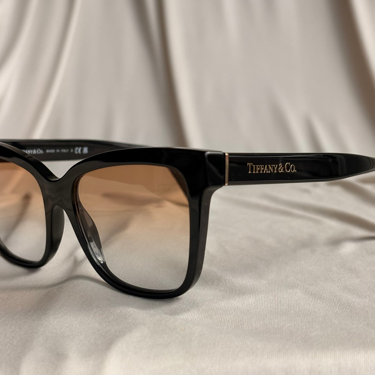 Tiffany & Co. TF2260 Cat-Eye Sunglasses - Black, Gradient
