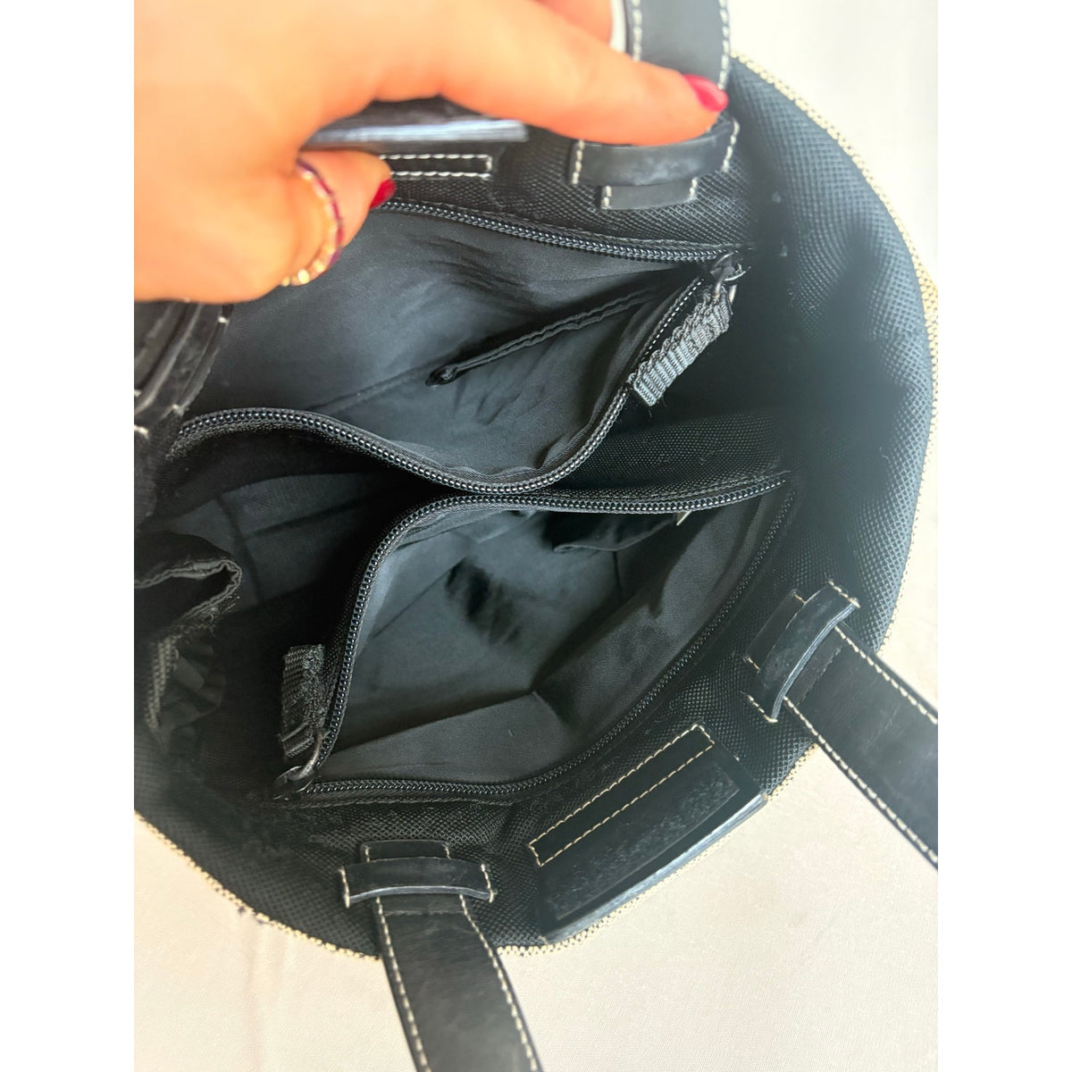 Vintage Prada Sport Grey Canapa Canvas Sport Tote