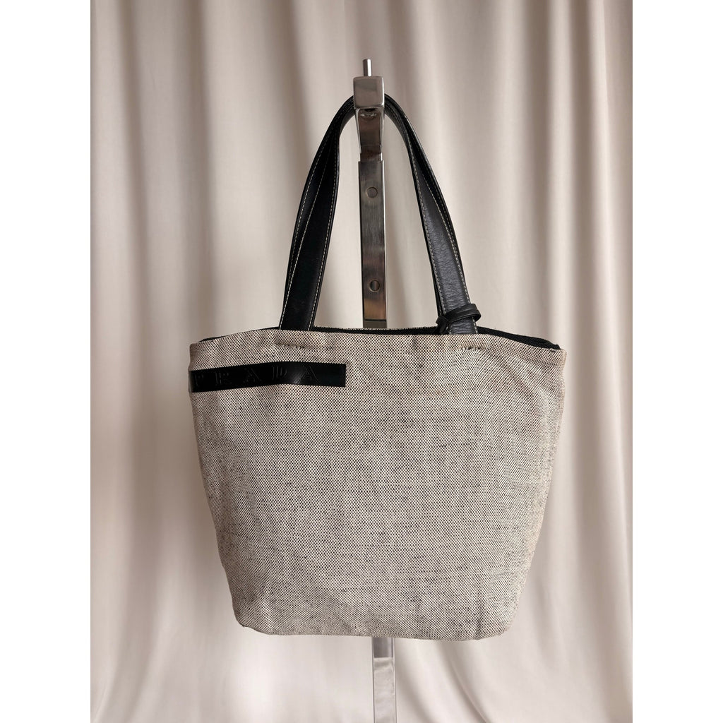 Vintage Prada Sport Grey Canapa Canvas Sport Tote