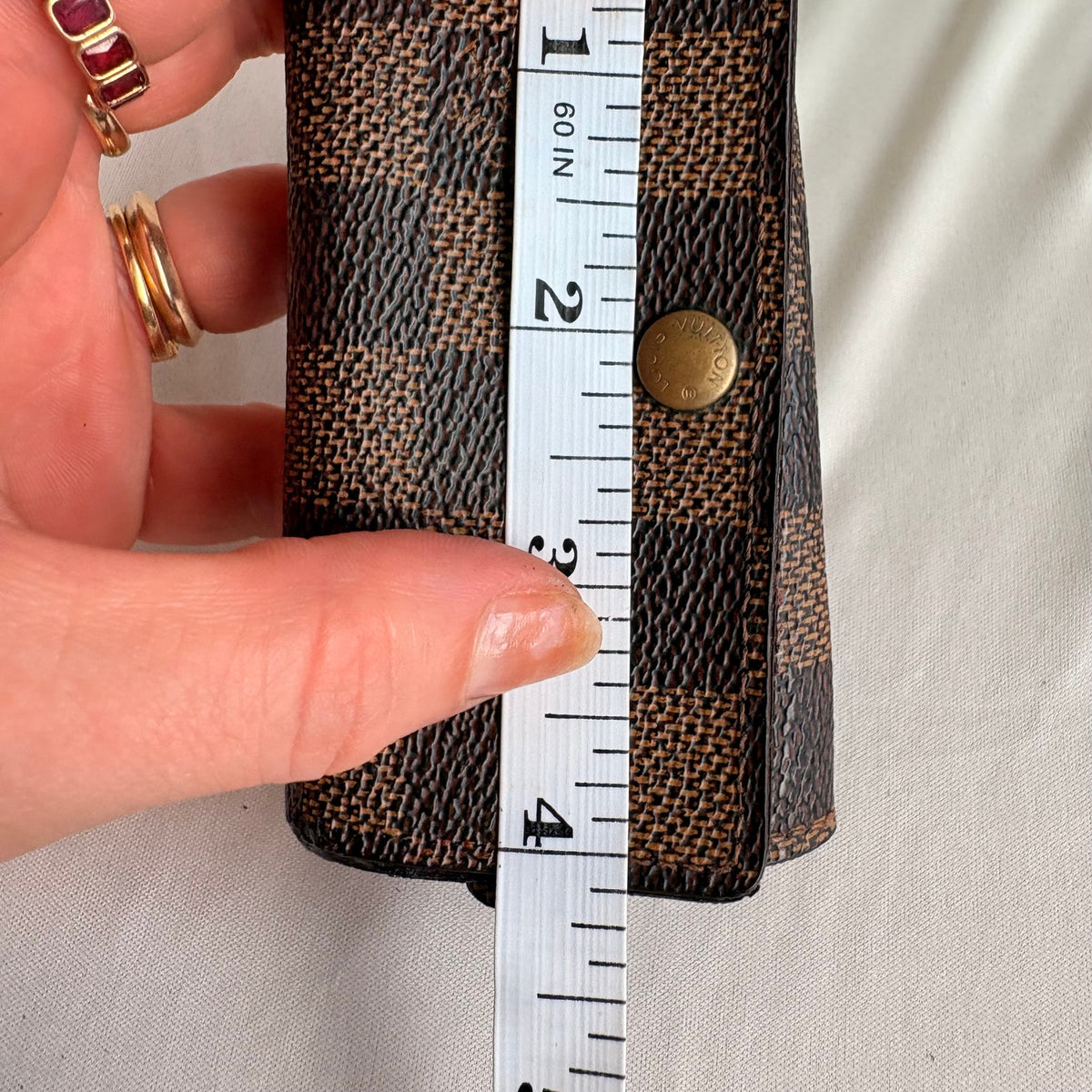 Vintage Louis Vuitton 4-Hook Key Holder - Monogram Canvas