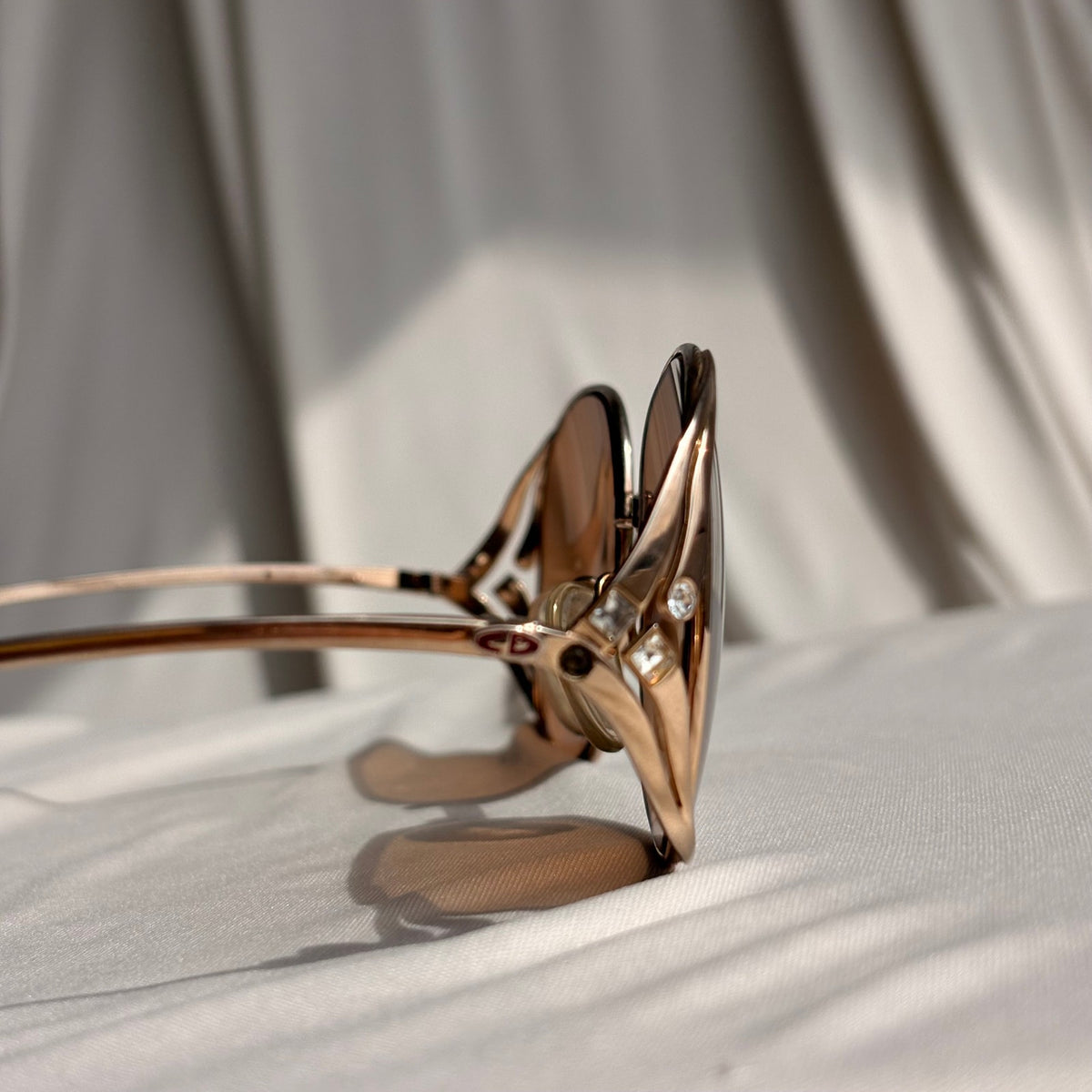 Vintage  Christian Dior 1970s/80s 2250 Sunglasses - Gold